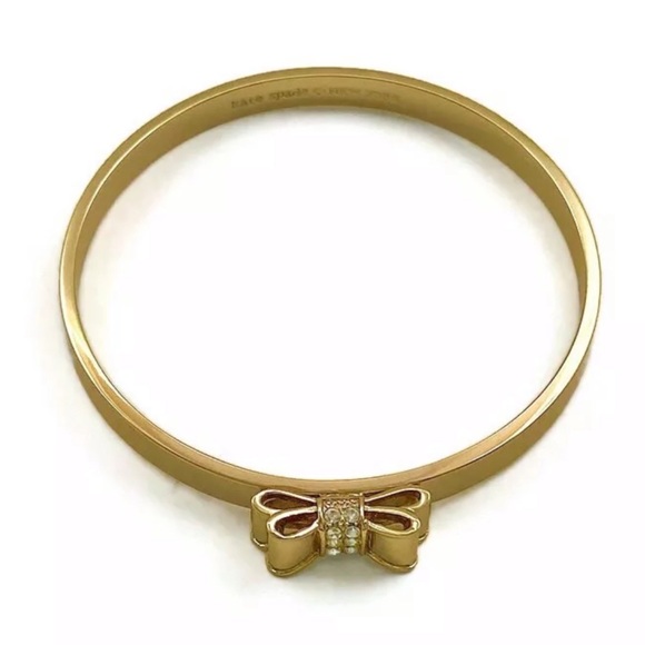 Kate Spade🎀💫bangle moon river crystal gold bracelet - Picture 7 of 9